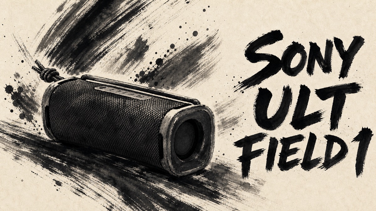Sony ULT FIELD 1 portable speaker in sumi-e ink